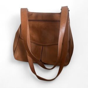 Fossil Brown Leather Shoulder Bag